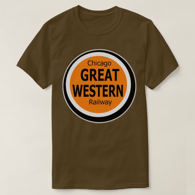 Chicago Great Western Railway 2 TShirt (Design Front)