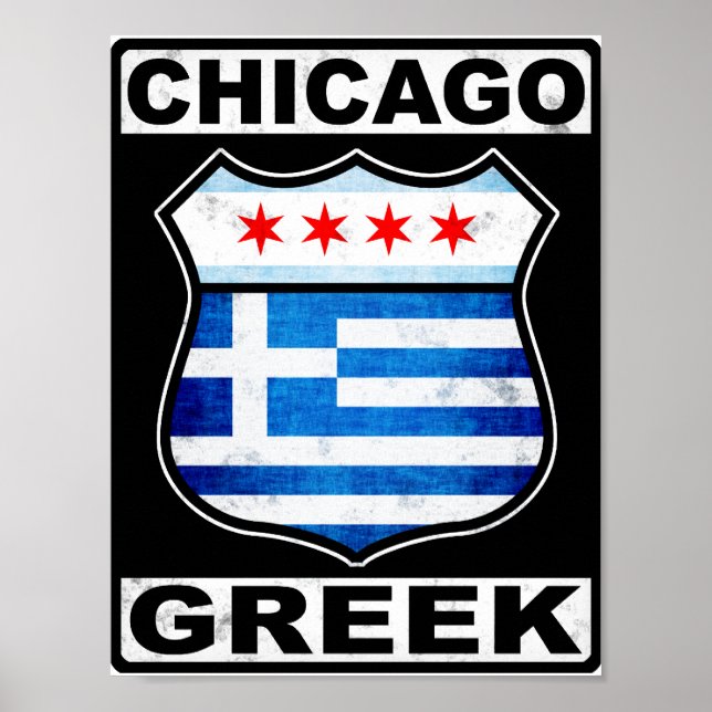 Chicago Greek American Poster (Front)