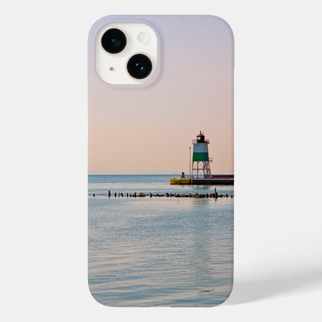 Chicago Harbour Southeast Lighthouse Case-Mate iPh iPhone Case (Back)