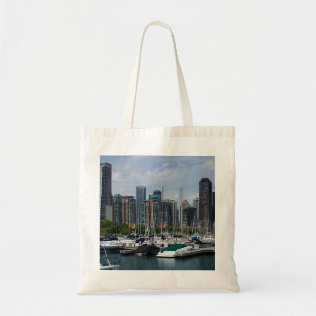 Chicago Harbour Tote Bag (Front)