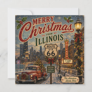 Chicago Holiday Greetings Route 66