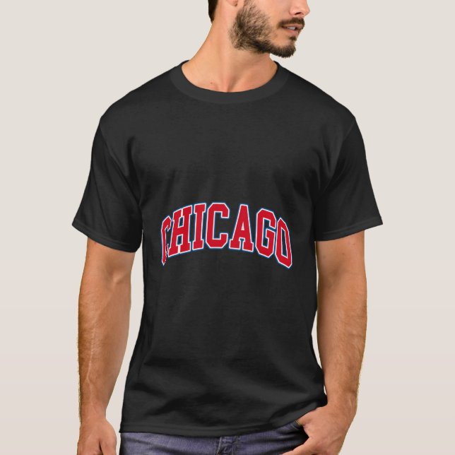 Chicago Hometown Pride Throwback T-Shirt (Front)