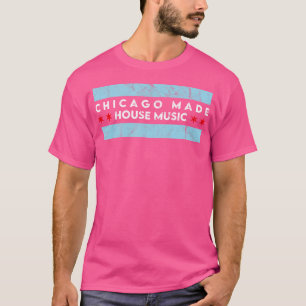 Chicago House Music Chicago Flag Edm Dj T-Shirt