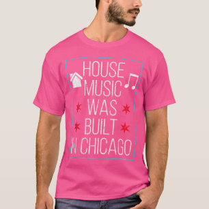 Chicago House Music - Stylish Distressed Dj Disco  T-Shirt
