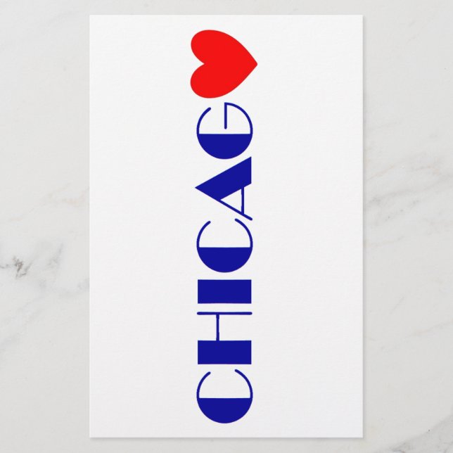chicago i like stationery (Front)