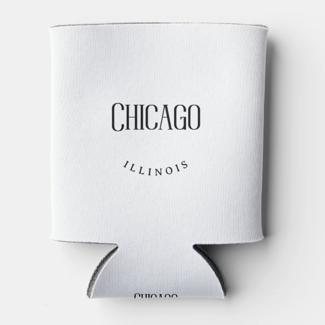 Chicago IL Can Cooler (Front)