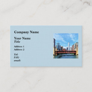 Chicago IL - Lake Shore Drive Bridge Business Card