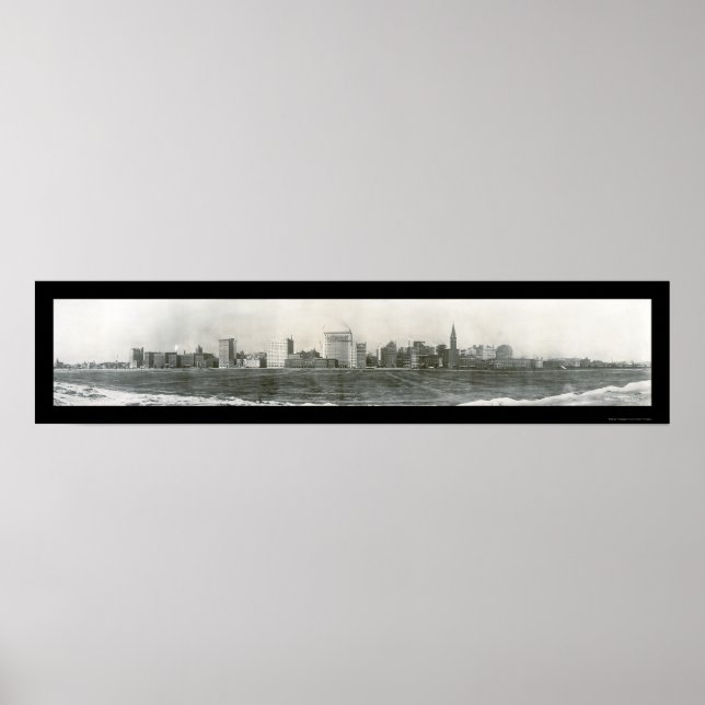 Chicago IL Michigan Avenue Photo 1910 Poster (Front)