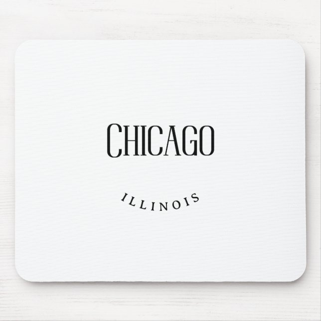 Chicago IL Mouse Pad (Front)