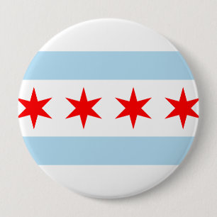 Chicago, Illinois 10 Cm Round Badge