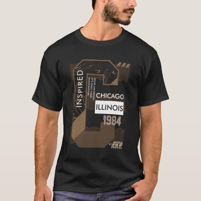Chicago Illinois 1984 T-Shirt (Front)
