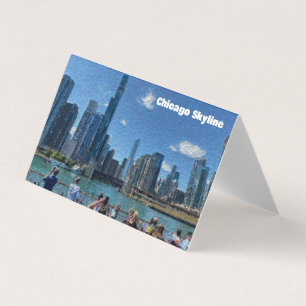 Chicago, Illinois Abstract Skyline