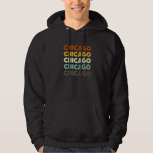 Chicago Illinois American Il Usa Hometown Resident Hoodie