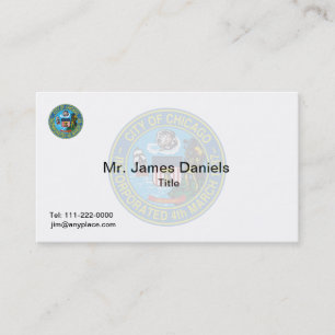 Chicago Illinois Great Seal Business Card