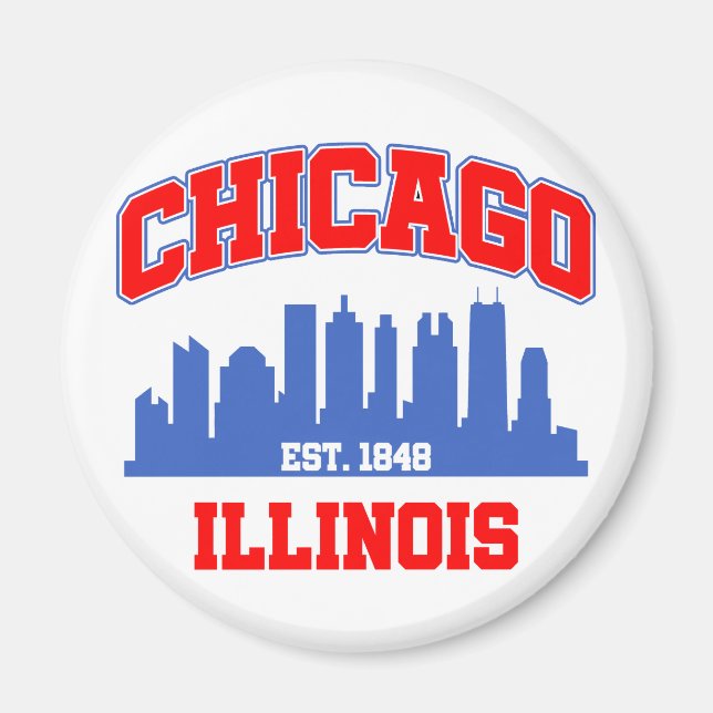 Chicago,Illinois Magnet (Front)