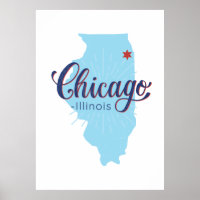 Chicago Illinois Map 