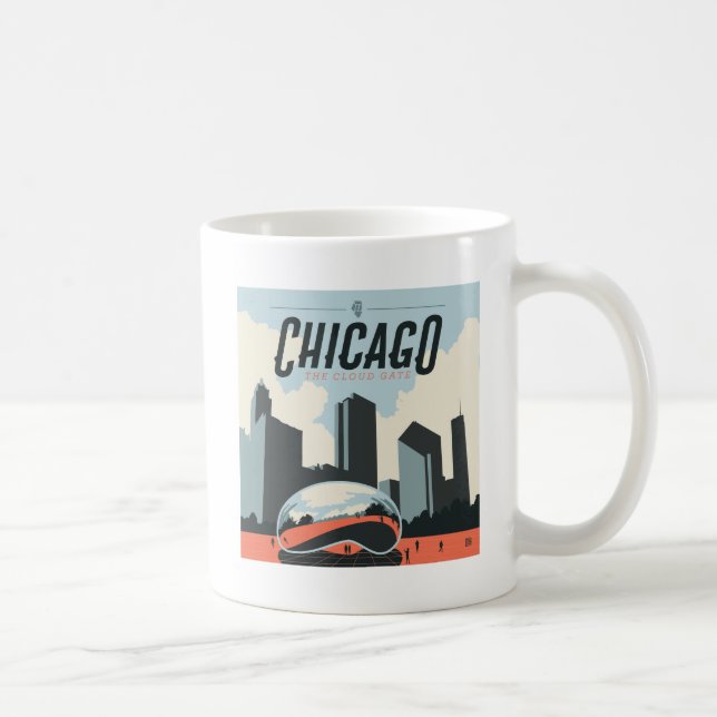 Chicago, Illinois | Millennium Park Coffee Mug (Right)