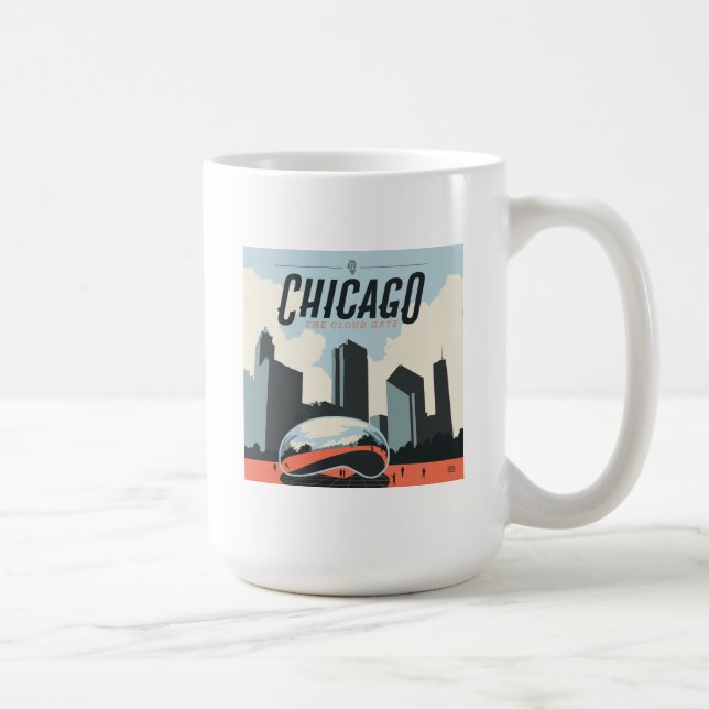 Chicago, Illinois | Millennium Park Coffee Mug (Right)