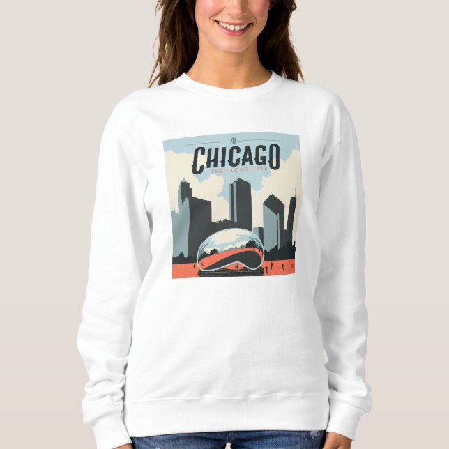 Chicago, Illinois | Millennium Park Sweatshirt (Front)