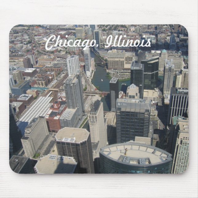 Chicago Illinois Mouse Pad (Front)