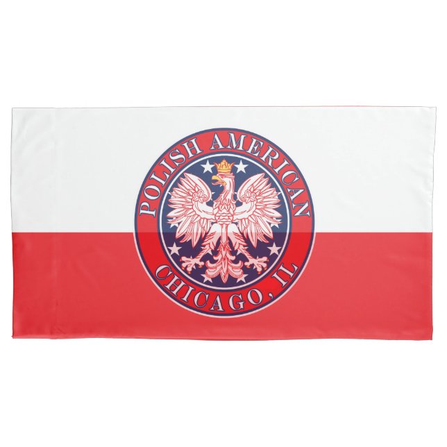 Chicago Illinois Polish Pillowcase (Front)