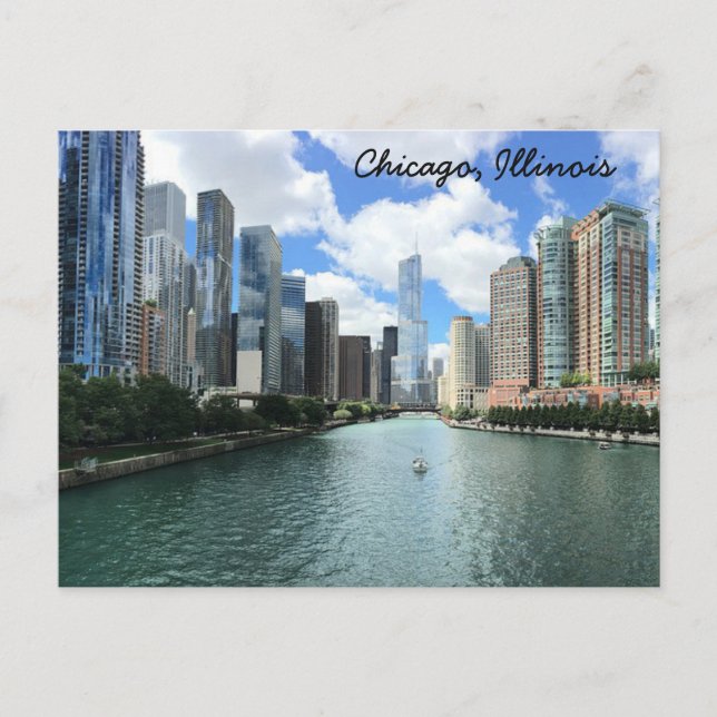 Chicago, Illinois Postcard (Front)