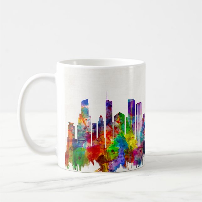 Chicago Illinois Skyline Coffee Mug (Left)
