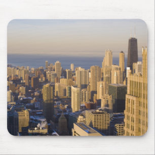 Chicago, Illinois, Skyline from the Sears Tower Mouse Pad