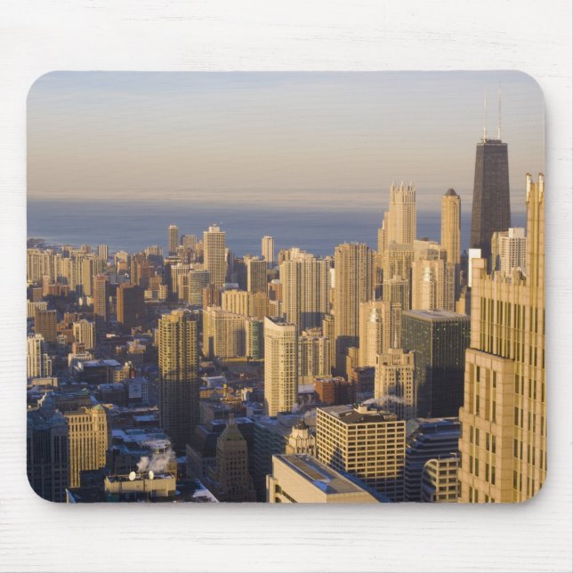 Chicago, Illinois, Skyline from the Sears Tower Mouse Pad (Front)