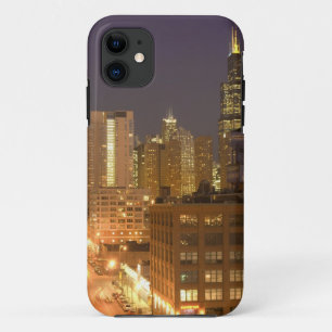 Chicago, Illinois, Skyline from West Loop at Case-Mate iPhone Case