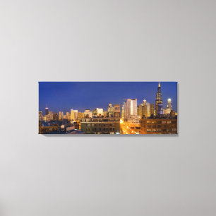 Chicago, Illinois, skyline shot from West Loop Canvas Print