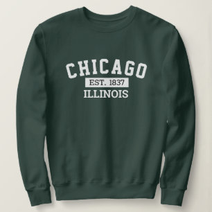 Chicago Illinois Sweatshirt - Est 1837 Souvenir