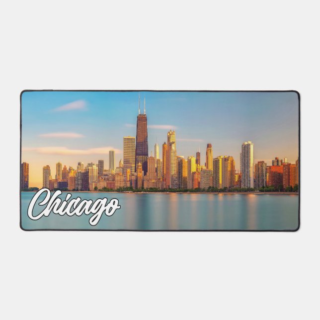 Chicago, Illinois, United States Desk Mat (Front)