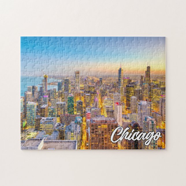 Chicago, Illinois, United States Jigsaw Puzzle (Horizontal)