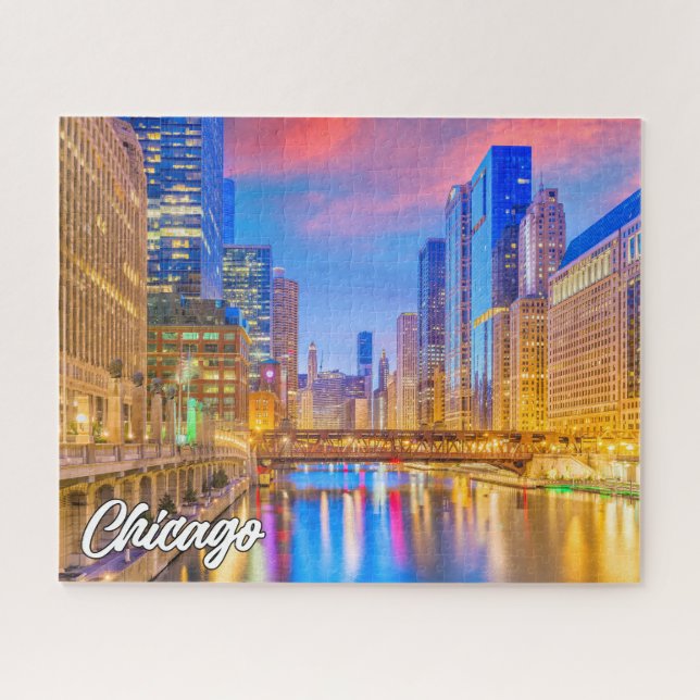Chicago, Illinois, United States Jigsaw Puzzle (Horizontal)