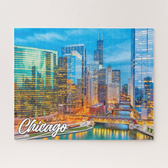 Chicago, Illinois, United States Jigsaw Puzzle (Horizontal)