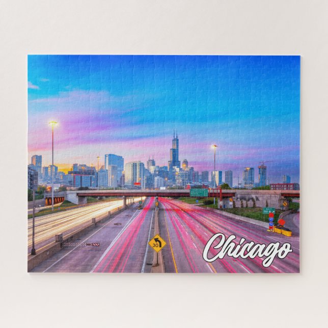 Chicago, Illinois, United States Jigsaw Puzzle (Horizontal)