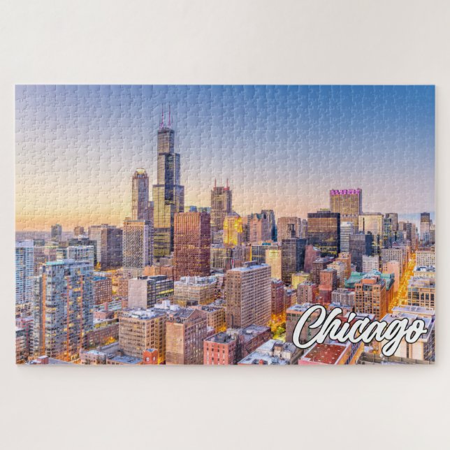 Chicago, Illinois, United States Jigsaw Puzzle (Horizontal)