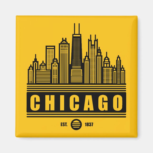 Chicago Illinois United States  Magnet (Front)