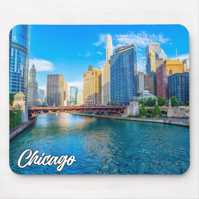 Chicago, Illinois, United States Mouse Pad (Front)