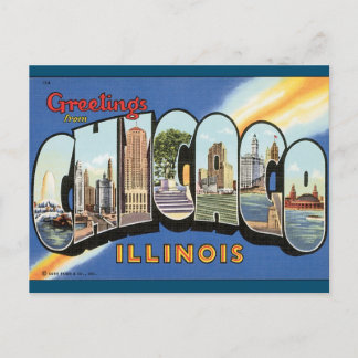 Chicago Illinois Vintage Postcard