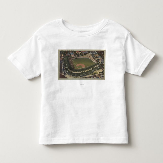 Chicago, Illinois - Wrigley Field Cubs Toddler T-Shirt (Front)