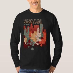 Chicago In Illinois Travel Souvenir T-Shirt