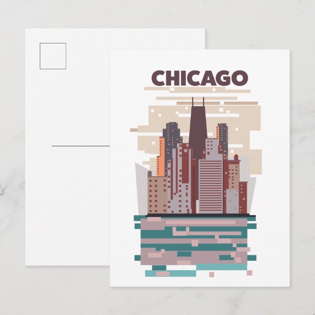 Chicago Invitation Postcard (Front/Back)