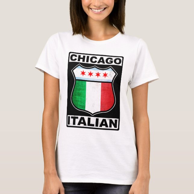 Chicago Italian American Tee Shirt (Front)