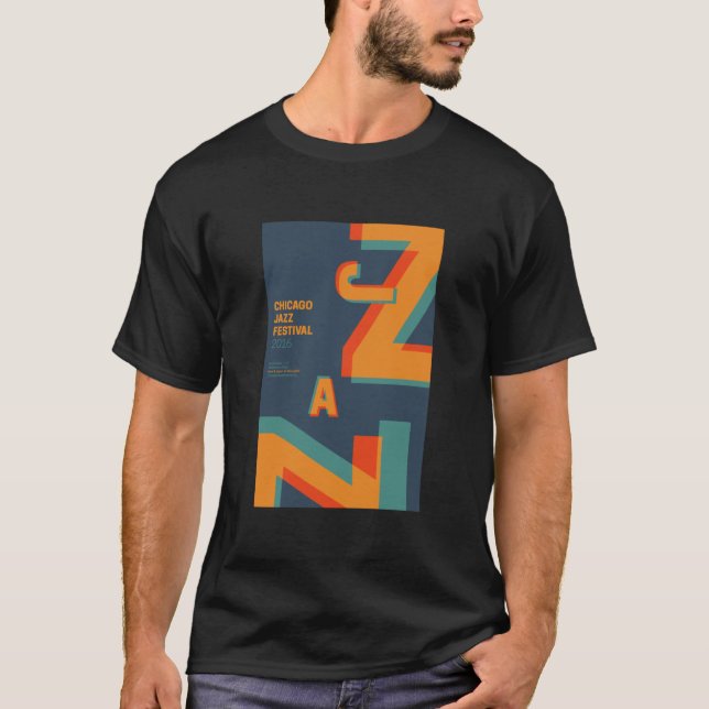 Chicago Jazz Festival  T-Shirt (Front)
