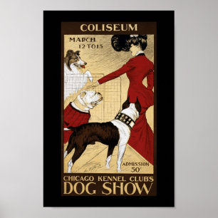 Chicago Kennel Club Dog Show 1902 Poster