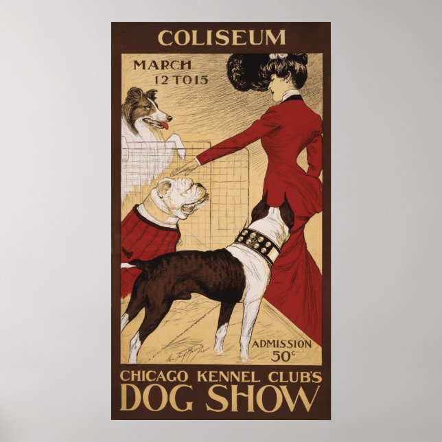 Chicago Kennel Club's Dog Show 1902 Poster (Front)