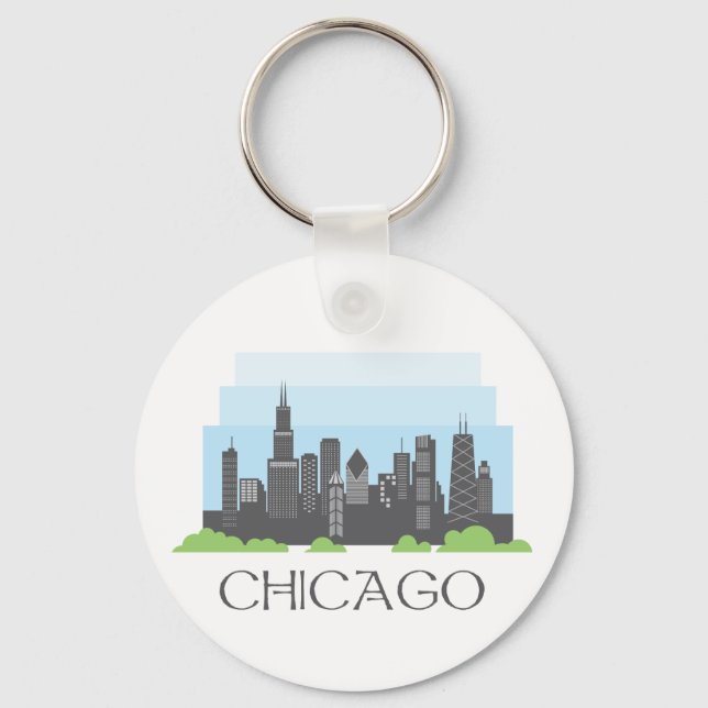 Chicago Key Ring (Front)