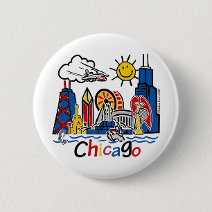 Chicago-KIDS-[Converted] 6 Cm Round Badge